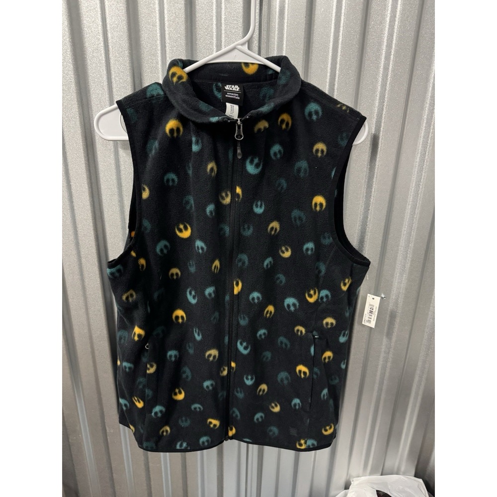 Amazon Essentials Star Wars Men's Polar Fleece Vests Medium